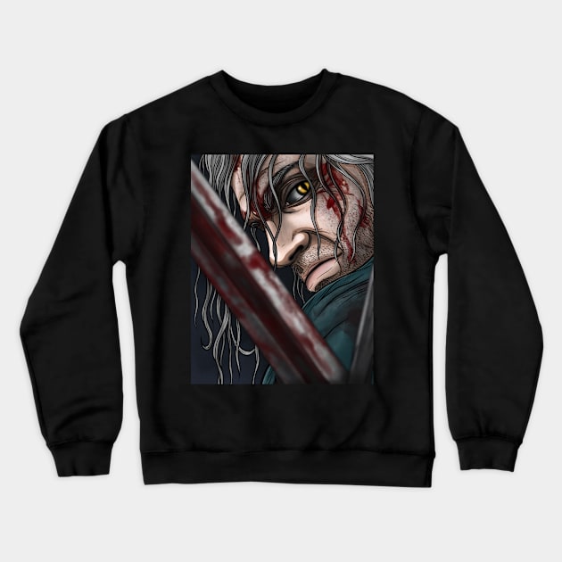 The Witcher - Butcher of Blaviken Crewneck Sweatshirt by BlackVikThor